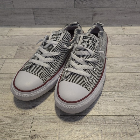 Converse Shoes - Converse All Star Shoreline Women's Size 10 Black & White Striped 562034F